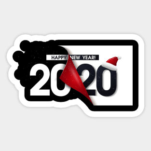 happy new year 2020 Sticker